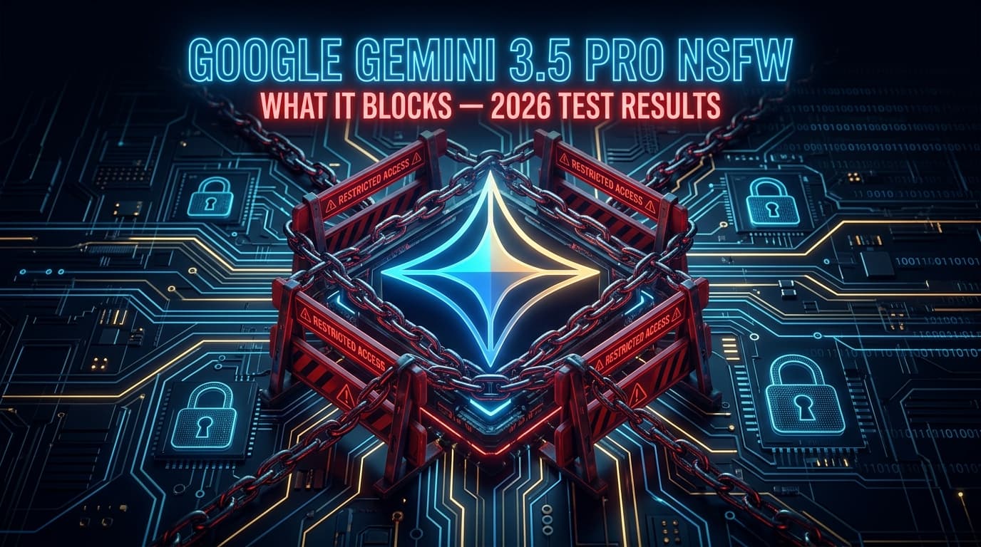 Google Gemini 3.5 Pro NSFW: What It Allows and What It Blocks (2026 Test Results)