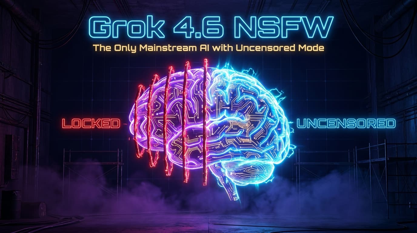 Grok 4.6 NSFW: The Only Mainstream AI with Uncensored Mode (2026)