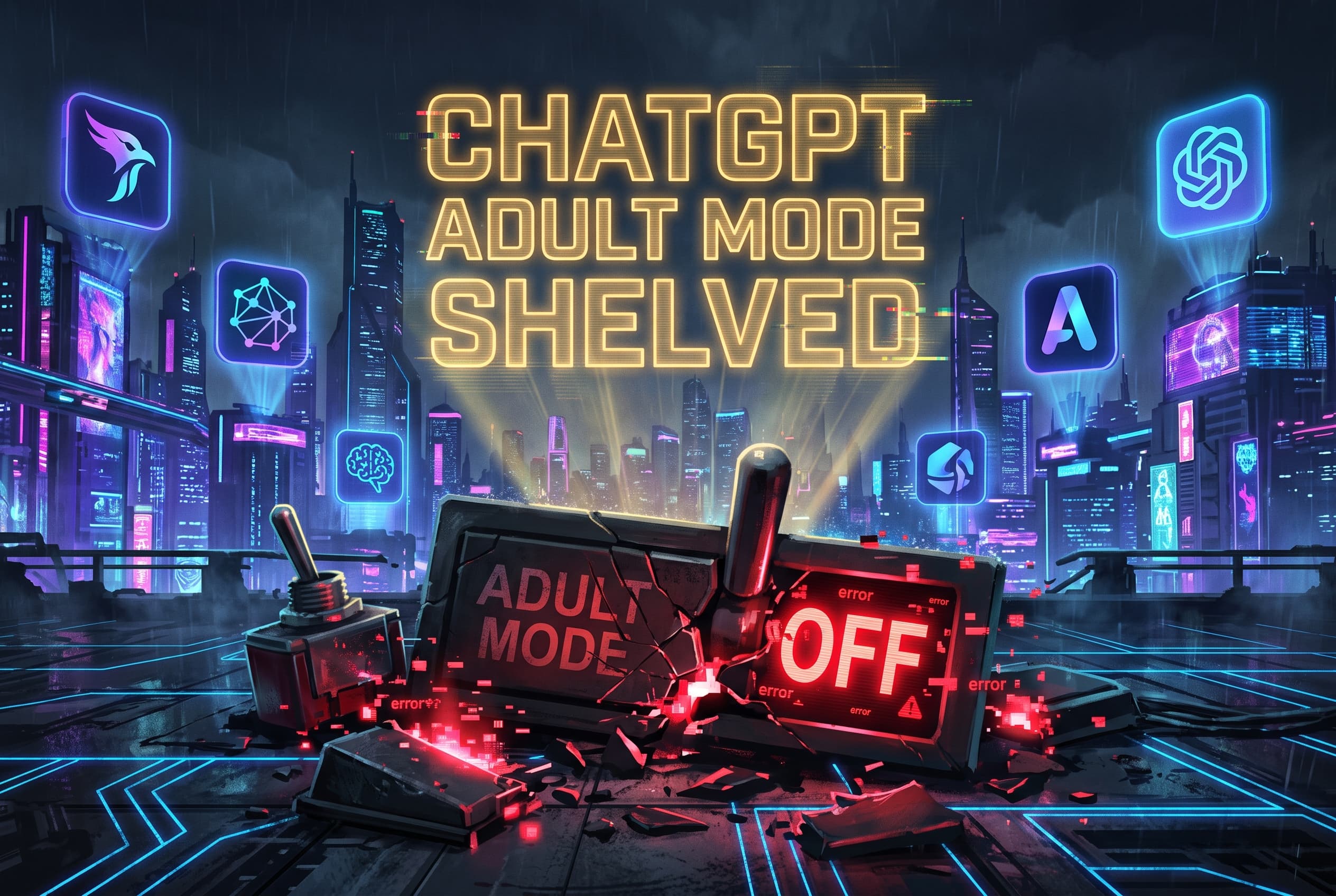 ChatGPT Adult Mode Shelved — Here Are the Best Uncensored AI Alternatives in 2026