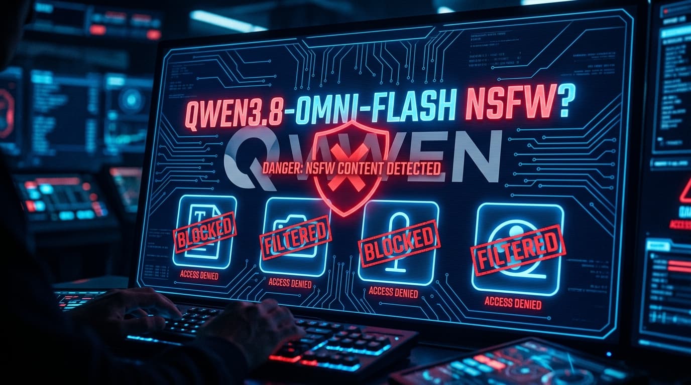 Can Qwen3.8-Omni-Flash Handle NSFW Content? Multimodal AI Filters Explained 2026