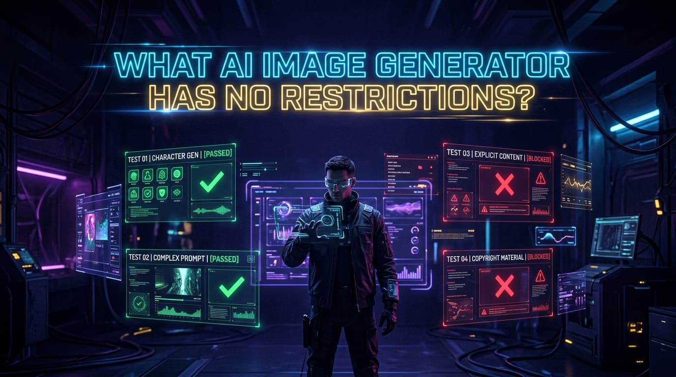 What AI Image Generator Has No Restrictions? We Tested 12+ to Find Out