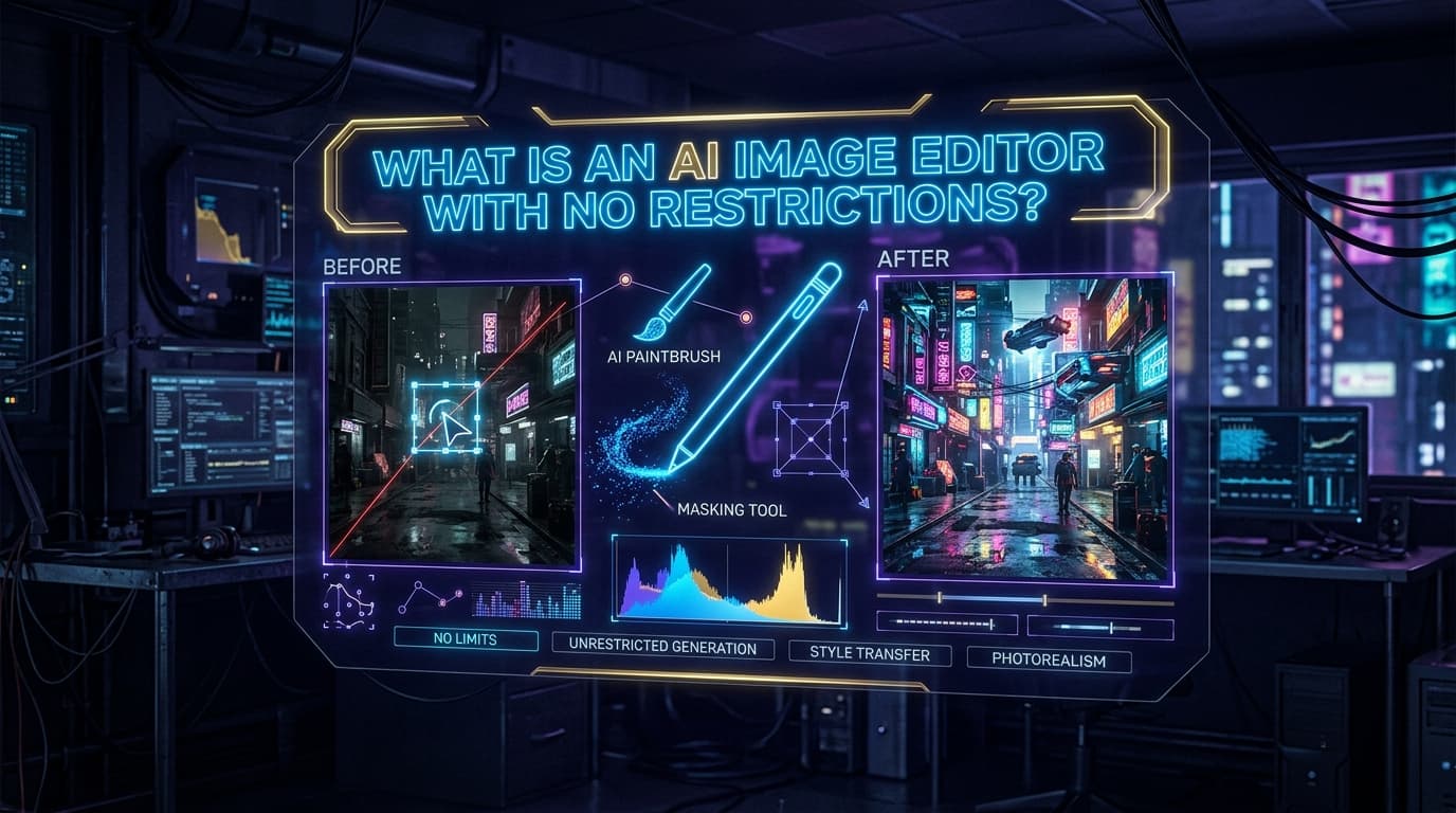 What Is an AI Image Editor With No Restrictions? A Complete Guide
