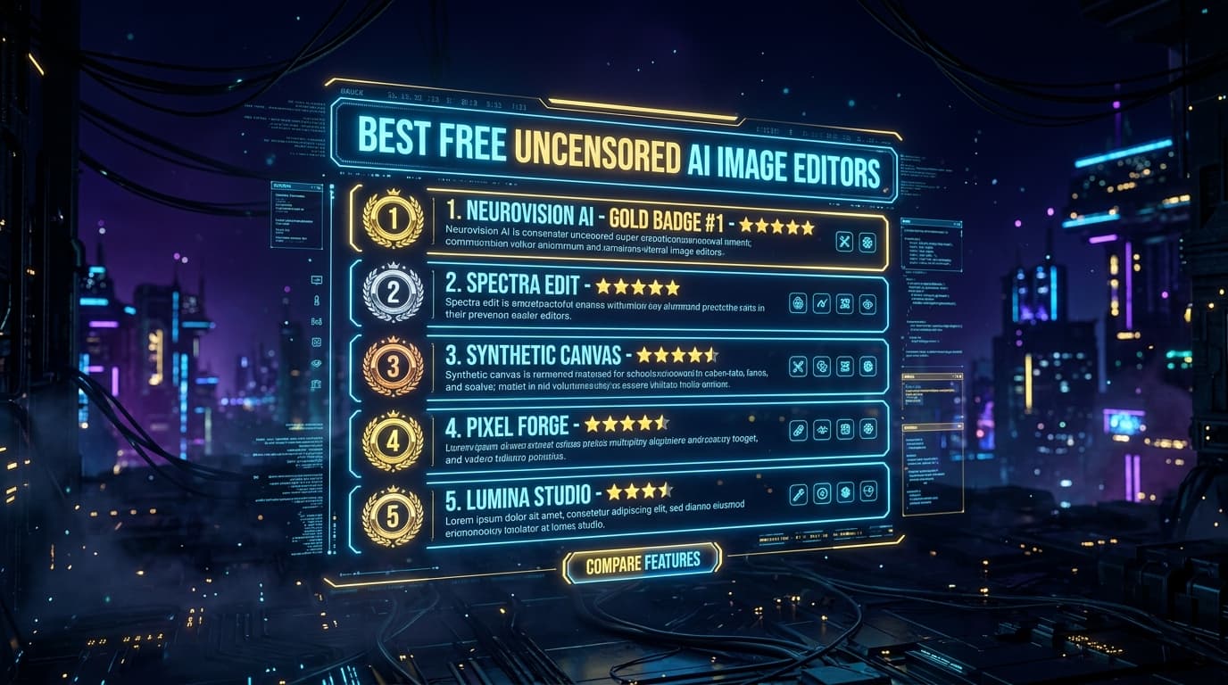 Best Free Uncensored AI Image Editors in 2026: We Tested 8+