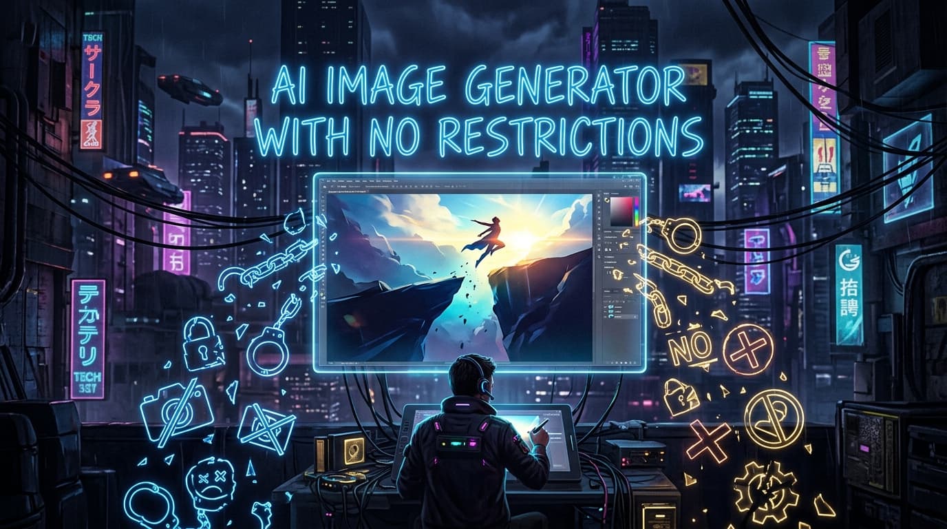 What Is an AI Image Generator With No Restrictions? The Complete 2026 Guide