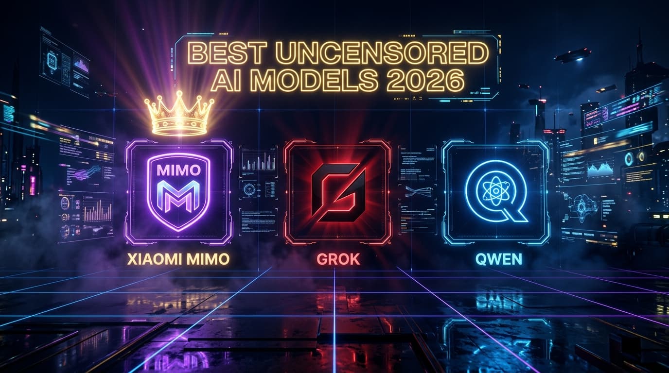 Best Uncensored AI Models 2026: MiMo-V2.6, Grok 4.7 & Qwen-Image-2.1 Compared