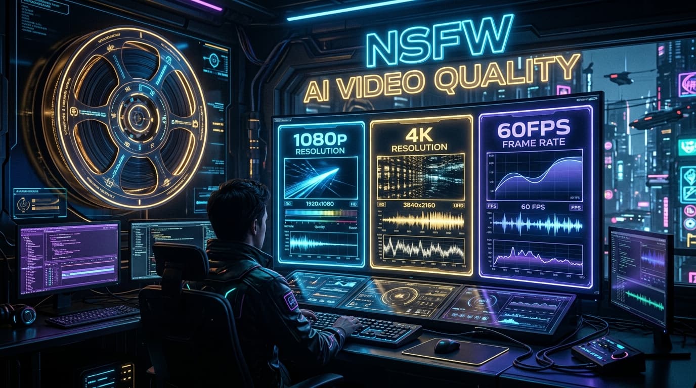 NSFW AI Video Quality: 1080p vs 4K vs 60fps — What Actually Matters (2026)