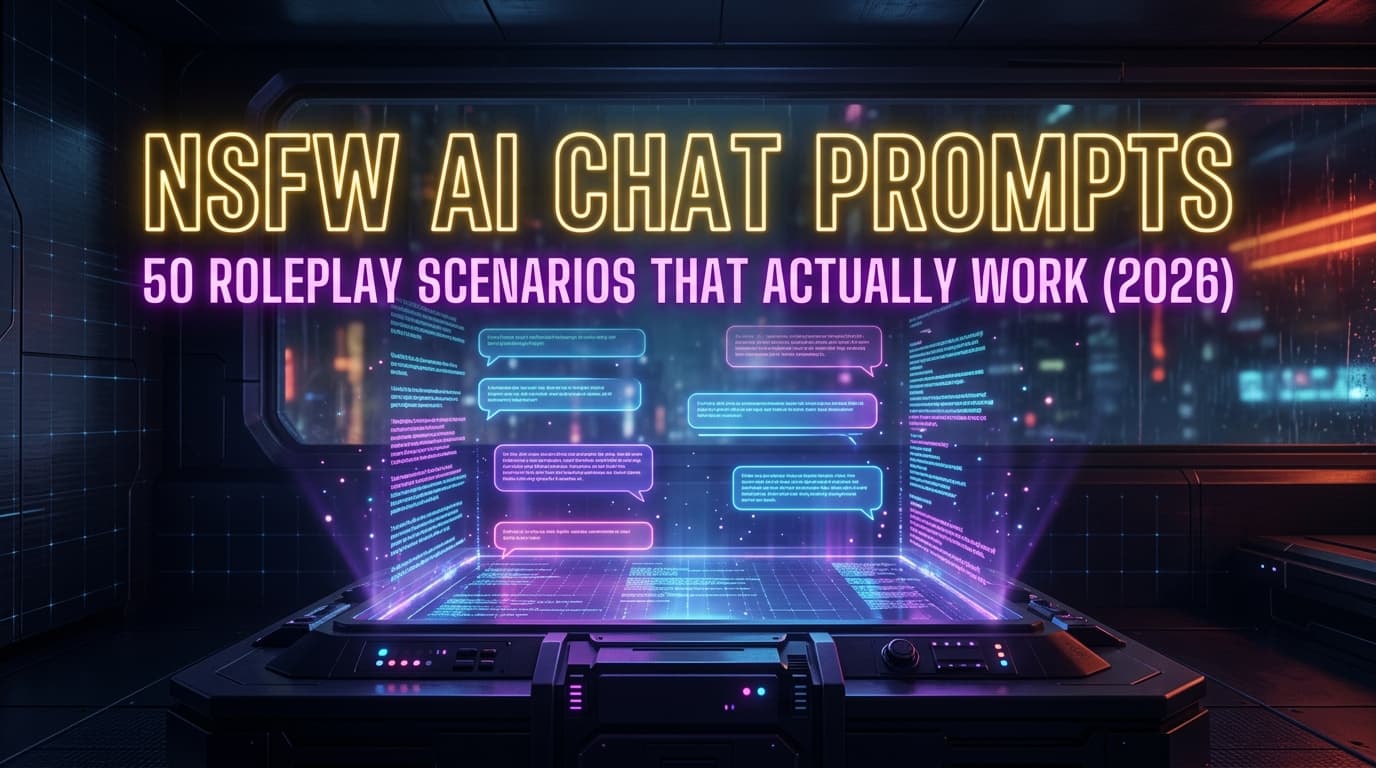 NSFW AI Chat Prompts: 50 Roleplay Scenarios That Actually Work (2026)