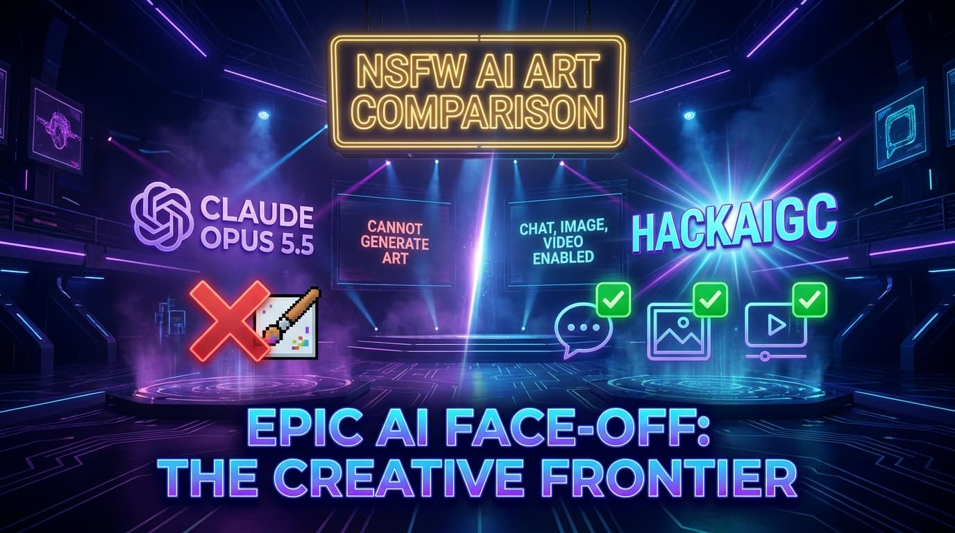 Claude Opus 5.5 vs HackAIGC: Which Is Better for NSFW AI Art in 2026?