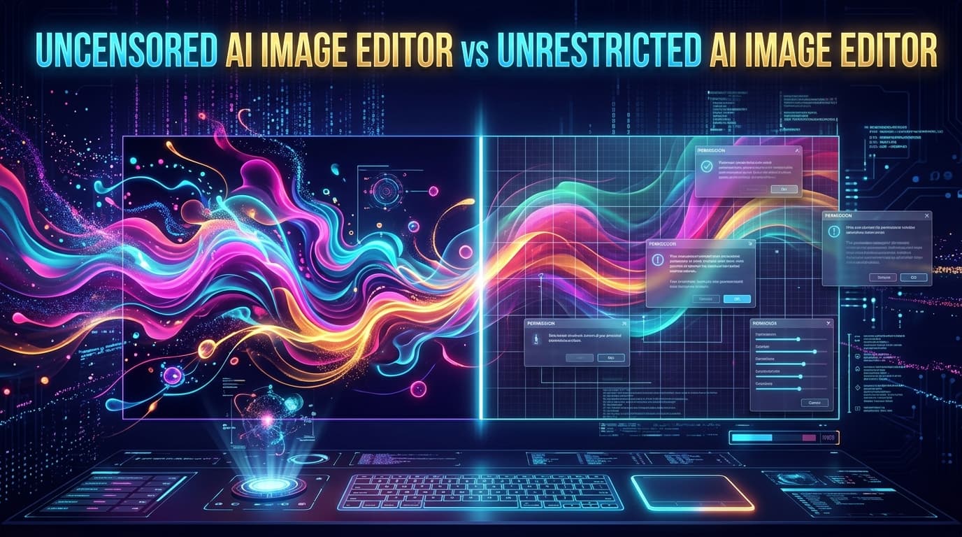 Uncensored AI Image Editor vs Unrestricted AI Image Editor: What's the Real Difference in 2026?