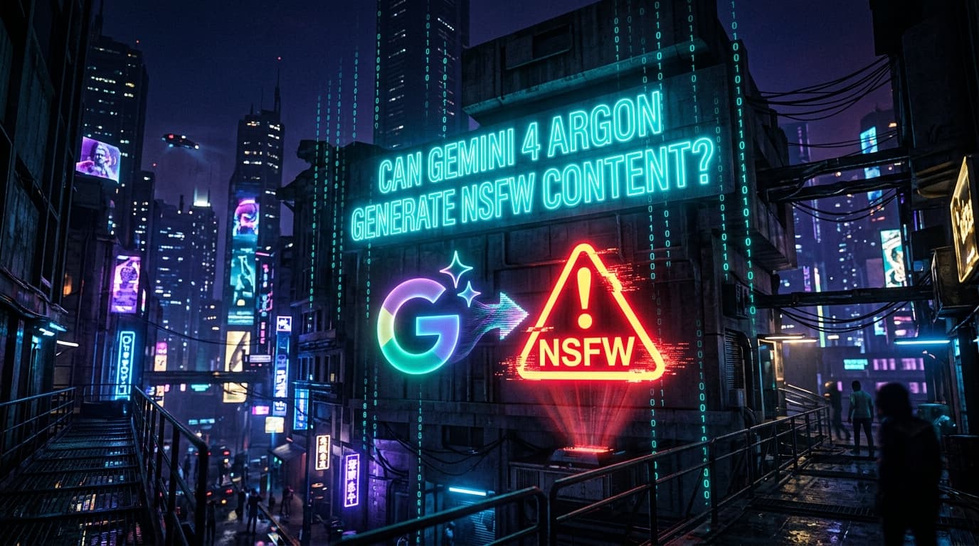 Can Gemini 4 Argon Generate NSFW Content? We Tested It