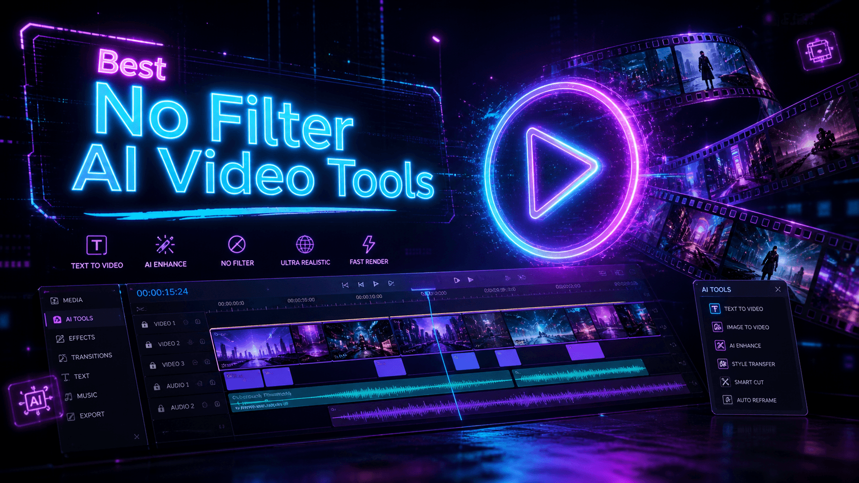 Best No Filter AI Video Tools: Create Without Restrictions