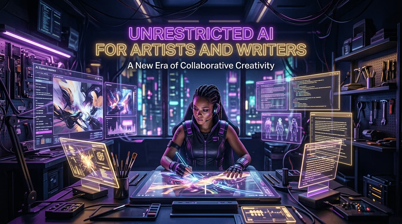Unrestricted AI for Artists and Writers: Creative Freedom That Makes a Difference (2026)