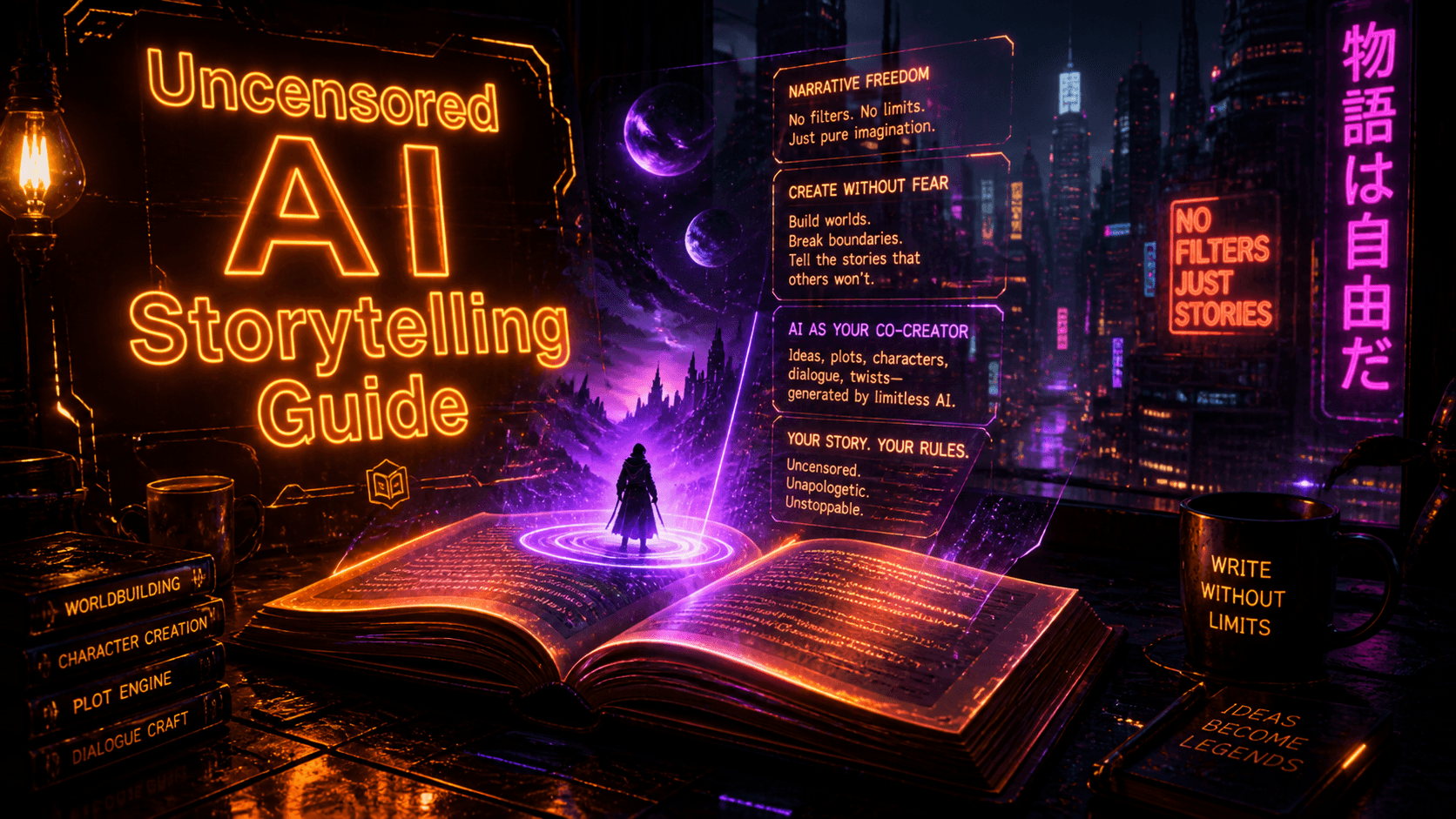 Uncensored AI for Storytelling and World-Building: A Creator's Complete Guide